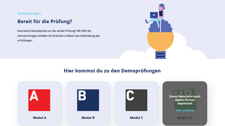 Unternehmerführerschein - Demoprüfungen