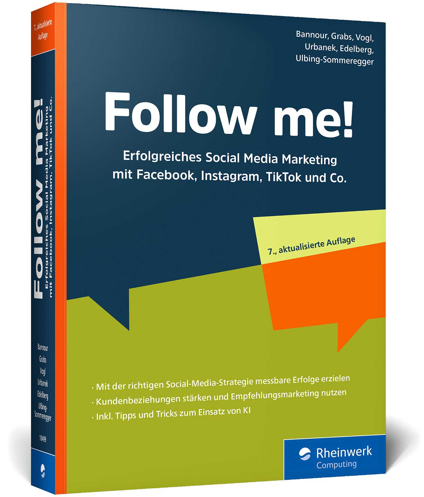 Cover des Buches "Follow me! Erfolgreiches Social Media Marketing mit Facebook, Instagram, TikTok und Co."